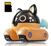 Générique Upgraded - Blinky Bot Camera,Blinky Bot Robot,Patrol Bot on Wheels with 2-Way Talk,with 16/32/64/128G Memory Card,Smart App Control for Cats/Dogs/Baby/Elderly (Orange,No Memory Card)