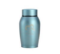 Générique Urne pour Animaux Urnes funéraires en Acier Inoxydable for Animaux de Compagnie, for Chiens, Chats, Oiseaux, Souris, Cendres, Fournitures scellées for et(Color10,6.5x13CM)