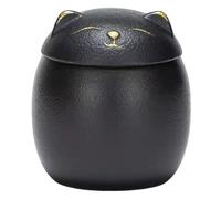 Générique Urne pour Cendres de Chien - Urne Commémorative en Céramique pour Chien de Petite Taille - Boîte Mémoire Étanche pour Étagère Cheminée Cérémonie avec Empreinte De Patte