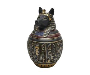 Générique Urne pour Chien Et Chat - Souvenir De Chaton en Résine Ancien Égyptien - Urne pour Cendres De Chat - pour Proprietaires De Chiens Amoureux des Animaux Veterinaires Maison Salon Chambre