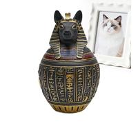 Générique Urnes pour Cendres De Chien - Ancien Egyptien Resine Souvenir | Urne Souvenir pour,pour Propriétaires De Chiens Familles en Deuil Vétérinaires Refuge Maison Appartement Salon Chambre