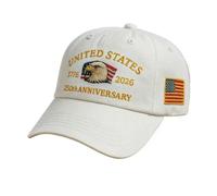 Générique US 250th Anniversaries Hat - Adjustable 250 Years Eagle America Hat - Women Fashion - for Navy Celebration Boating Beach Golf Mowing Sports american anniversaries