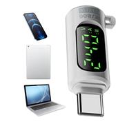Générique USB 4 Digital Display Adapter - 240W Fast Charging 40Gbps Data Transfer | Тhunderbolt 4 Compatible, Тype-C Tester With Poŵer Monitor For Laptop, Phone, Tablet