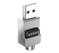 Générique USB Adapter, Connector Plug, 0.94x0.67x0.35in USB Hub, Metal Case, High Speed for Laptops, Computers, Phones, Keyboards, Data Transfer, Device Linking, Tech Accessories, Indoor