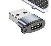 Générique USB C Adapter Aluminum Alloy Fast Charging Small Portable | 2.0 USB C Female To Male Adapter For Phone, Tablet, Laptop, Camera, Computer, Charger, Home, Travel, Men