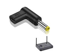 Générique USB C DC - Adaptateur d'alimentation Coudé, Connecteur 15 Volts, Prise USB Femelle Mâle DC, Compatibilité À Plusieurs Diamètres, 5,5 2,5, 5,2 2,1, 4,8 1,7, 4,0 1,7 |