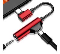 Générique USB C to The Headphone Jack, USB C to 3.5mm Headphone and Charger Adapter, ÚSB Ç Ţo Audio, USSB Type Ć Adapter Cable Adaptter for Most USSB Smart Phones
