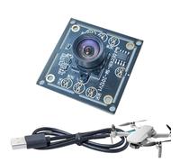 Générique USB Camera Module, 1280x720P Webcam Board, 1.5x1.5inches Wide Angle Lens, 1 Megapixel OV9732 Sensor for Computer Accessories, Camera and Device Face Recognition
