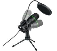 Générique USB Condenser Microphone, Streaming, Plug-and-Play Device, High Sensitivity, Noise Reduction, Sturdy Build, Easy Setup, Clear Audio, Perfect for Video Conferencing, Singing, (Metal)