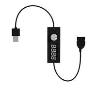 Générique USB Countdown Switching Cable, Energy Control Timer Cord for USB Devices, Smart Auto-Off Power Switch Cord for Household Electronics Fish Tanks Beginners and Office Use 70cm