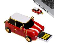 Générique USB Drive - Vintage Classic Car Shape Memory | 4GB Portable Small | USB Sticks Small Portable Secure Data Transfer for Phone, Computer, TV, Photo, Music, Laptop, Camera, Car, Game