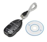 Générique USB Guitar Cable - Guitar to PC Recording Audio Link Adapter | Professional Effects Interface Cable | Headphone Monitor Variable Speed Playback, Ideal Studio Home Learning Practice