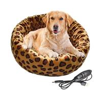 Générique USB Heated Cat Bed - Heating Pad for Pets | Short Plush with 3 Temp Settings, Anti-Slip Fabric Backing, Timer Feature, Polyester Cotton Filling for Kittens Puppies Cats Indoor Outdoor Use