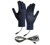 Générique USB Heated Gloves, Electric Hand Warmers, Touchscreen Winter Mittens, 7.9 inches, Soft Thermal Design for Outdoor Use, Ideal for Cycling, Commuting, Hiking, Snowboarding, Motorcycle Riding
