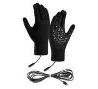 Générique USB Heated Gloves, Electric Warming Mittens, 3.9x7.9in Touchscreen Winter Gloves, Fast Heat Technology, Cold-Resistant Fabric for Cycling, Hiking, Commuting, Snowboarding