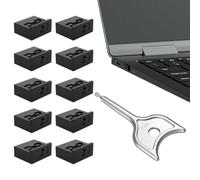 Générique USB Port Blocker Portable Removable Dust-Proof Plugs