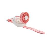 Générique USB Rechargeable Fan - Portable Fan Rechargeable,3-Speed Foldable Cooling - Funny Watch Outdoor Small Fans For Kids Summer Indoor Home School Classroom Travel Holiday Vacation Party