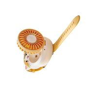 Générique USB Rechargeable Fan - Portable Fan Rechargeable,3-Speed Foldable Cooling - Funny Watch Outdoor Small Fans For Kids Summer Indoor Home School Classroom Travel Holiday Vacation Party