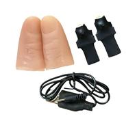 Générique USB Rechargeable Ultra Bright Thumb Light | Magic Props Finger LED White Light Stage Performance Dance Accessory ABS 31g Portable Illusion Toy Lighting Effect Tool