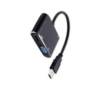 Générique USB to HD Adapter, TV Connector, Signal Transmission Display Converter with 1.97x2.36x0.39 inches, Laptop Computer Desktop Use for Home, Theater, Screen Monitor, Viewing Setup