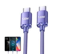 Générique USB to USB C Splitter - Type C Charging Cable, 2-in-1 Fast Charging Cord, UB A to Twin Port Y-Splitter for Phones, Tablets & Laptops, Data Supported