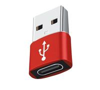 Générique USB Type-C Adapter, PD Fast Charging Connector Type C to USB Adapter for Phone, Laptop, Tablet, Car, PC, Desktop, Travel, Compact Charging Connector for Daily Or on-The-Go Use