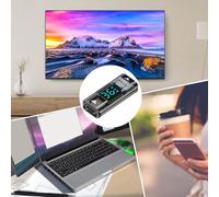 Générique USB TypeC Female Adapter - 36W Fast Charging & High Speed Data Converter | Real Time Power Monitor for Hard Drive Enclosures, Car Keyboards and Laptops | Safe Overvoltage Protection