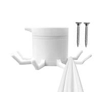Générique Utensil Hanger Hook, Kitchen Utility Rack with 6 Arms, Space-Saving Adhesive 4.33x1.81x1.81 inches, Kitchenware Organizer, for Towels, Cutting Board, Spatulas, Keys, Bathroom