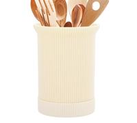 Générique Utensil Holder, Spoon Fork Organizer, Multifunctional Utensil Holder, Kitchen Utensil Storage, Drainage Design Holder, Cooking Utensil Organizer, 11.5x11.5x14.5cm/4.53x4.53x5.71 Inches