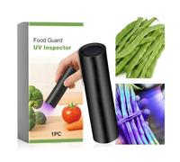 Générique UV Flashlight For Vegetable Inspection - ABS Food Safety Monitoring Tool | Food UV Inspector Light For Meat Checking | Portable Detection Tool For Parents, Home Cooks