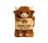 Générique Vache Au Crochet - Décorations De Noël - Ornement Vache des Highlands | pour Maison Bureau Chambre des Bureau Noël Anniversaire Ferme Adultes Femmes Filles
