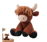 Générique Vache au Crochet,Jouets de Vache Faits Main - Animal bovin,pour Lui, Elle, Couple, Petite Amie, Petit ami, Bureau, étagère, Maison, Cadeaux de fête, Femmes, Hommes
