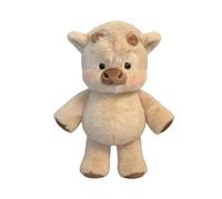 Générique Vache en Peluche,45 cm Coussin Décoratif Doux Animal en Peluche - Animal Vache - pour Maison Chambre Salon Canapé Lit Cadeau Anniversaire Fête