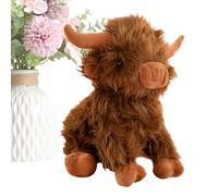 Générique Vache en Peluche,Jouet Câlin Peluche Vache Mignonne | Doudou Doux en Tissu Bovin - pour La Chambre des Maison Bureau Canapé Table De Chevet Voiture Anniversaire Vacances Et Fêtes