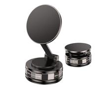 Générique Vacuum Magnetic Phone Holder, Magnetic Vacuum Suction Phones Mount, Foldable Car Mounts 360 Degree Vehicle Accessories for Most Smartphones, Dashboard, Windshield, 3.15 inches