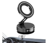 Générique Vacuum Magnetic Phone Holder, Rotating Suction Cup Phone Mount, Angle Adjustable Smartphone Support, Strong Suction Dashboard Windshield Mount, Automobile Accessories for Car