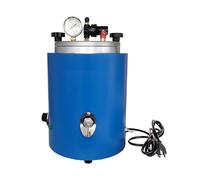 Générique Vacuum Wax Injector, Wax Injection Machine 350 W 2.5 L,Adjustable Temperature30℃-110℃,with Pressure Gauge and Pump Handle, Jewelry Wax Injection Model Machine