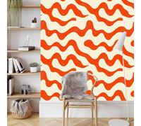 Générique Vagues Texture Papier Peint Avec Support adhésif Mat étanche à l'eau Moderne Style Auto-adhésif Autocollant Amovible Pour Maison Salon Chambre Canapé Cusine 45X200CM