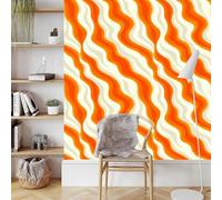Générique Vagues Texture Papier Peint Avec Support adhésif Mat étanche à l'eau Moderne Style Auto-adhésif Autocollant Amovible Pour Maison Salon Chambre Canapé Cusine 45X300CM