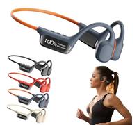 Générique Vakoda Bone Conduction Headphones - 360° Panoramic Audio Experience, Bidirectional Acoustic Noise Cancellation, IPX8 Waterproof, Long Battery Life for Sports, Work and Everyday Use (Bleu)