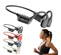 Générique Vakoda Bone Conduction Headphones - 360° Panoramic Audio Experience, Bidirectional Acoustic Noise Cancellation, IPX8 Waterproof, Long Battery Life for Sports, Work and Everyday Use (Noir)