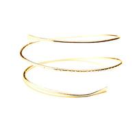 Générique Valentin Perlé Anneaux Punk Fashion GEO Armlet Open Bar Armband brassard Bangle ARM Upper Other Classique Bracelet Hommes Bijoux (Gold, One Size)