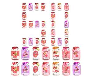 Générique Valentines Card - 12x18x3.2cm Candy Treat Holder Greeting Card 50 Pack | Paper Candy Bag Cards For Classroom School Office Party Exchange | Holiday Gift Cards For Kids Couples