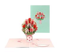 Générique Valentines Day Card,3D Handcrafted Valentine's Cards | Collectible Romantic Keepsake for Holiday Wedding Blessings Girlfriend Husband Wife Birthday Mothers Thank You