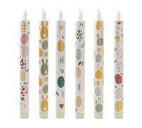 Générique Valentine's Day Flameless Taper Candle - Heart Flickering Candlesticks Home Decor,Battery Candles Flickering,for Home Dining Table Centerpiece Fireplace Outdoor Christmas Birthday