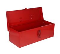 Générique Valise à Outils en Fer Rouge Grosse Capacité, Boîte de Rangement à Outils Pratique pour Garage, Organisateur Facile D'accès et Design Élégant