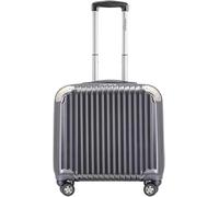 Générique Valise Cabine Rigide Extensible - 4 roulettes Multidirectionnelles et Coque ABS Ultralégère - Design Durable 16Pouces pour Transport Facile (Gris, 18in)