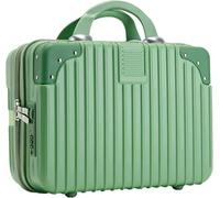 Générique Valise de Voyage légère de 14 Pouces, Valise à roulettes multifonctionnelle avec Compartiment for Mot de Passe, Coque Rigide et Durable(C)