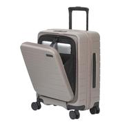 Générique Valise Rigide avec Avant Poche Ordinateur, Valise Cabine 55x35x25 Légère, Suitcase Extensible Léger et Résistant avec 4 Roues et Cadenas 3 Chiffres Gray