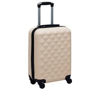 Générique Valise Rigide Doré ABS Bagages & Maroquinerie Valises (Poids 3KG)
